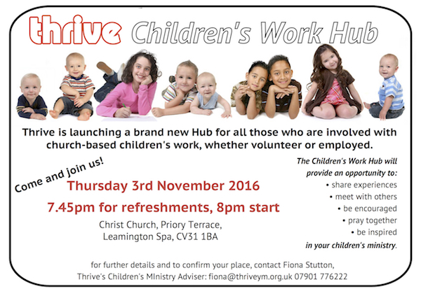 Brand new gathering for all those involved with children’s work