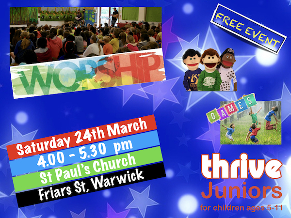 Brand new event for children – Thrive Juniors